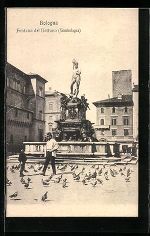 Seller image for Cartolina Bologna, Fontana del Nettuno (Giambologna) for sale by Bartko-Reher