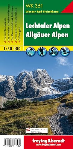 Bild des Verkufers fr Lechtaler, Allgaeuer Alpen 1 : 50 000. WK 351 zum Verkauf von moluna