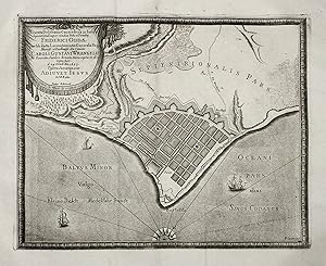 Seller image for Accurata Delineatio Geometrica in Iuthia Septentrionali nuper conditae Urbis et Fortalitii FRIDERICI-ODDAE quae sub ductu Locumtenentis Generalis Regi Illustriss. et Excellentiss. Dn Comitis CAROLI GUSTAVI WRANGELII Ab Exercitu Suedico Armata manu capta et direpta fuit d. 24. Octob. An 1657" - Fredericia Syddanmark / Danmark Denmark Dnemark for sale by Antiquariat Steffen Vlkel GmbH