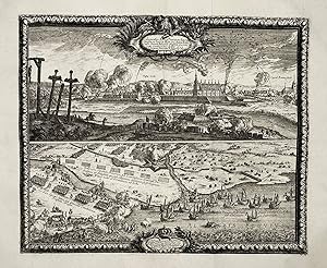 "Delineatio Arcis Bremerfoerdae." - Bremervörde / Niedersachsen / Belagerung von 1657