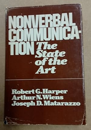 Seller image for Nonverbal Communication. The State of the Art. for sale by Plurabelle Books Ltd
