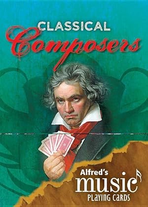 Bild des Verkufers fr Alfred\ s Music Playing Cards -- Classical Composers: 1 Pack, Card Deck zum Verkauf von moluna
