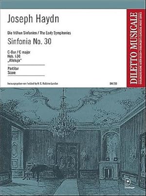 Bild des Verkufers fr Sinfonie C-Dur Nr.30 Hob.I:30fr Orchester : Partitur zum Verkauf von AHA-BUCH GmbH
