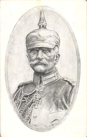 Künstler Ansichtskarte / Postkarte Generalfeldmarschall August von Mackensen, Portrait