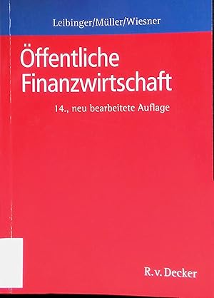 Seller image for ffentliche Finanzwirtschaft : ein Grundriss fr die ffentliche Verwaltung in Bund und Lndern. Reihe "Handbcher und Kommentare" for sale by books4less (Versandantiquariat Petra Gros GmbH & Co. KG)