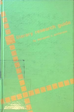 Bild des Verkufers fr Literary research guide zum Verkauf von books4less (Versandantiquariat Petra Gros GmbH & Co. KG)