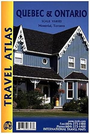 Bild des Verkufers fr ITM Travel Atlas Quebec & Ontario : Montral, Toronto zum Verkauf von AHA-BUCH GmbH