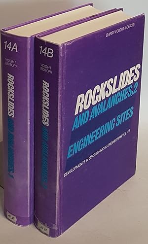 Seller image for Rockslides and Avalanches (2 vols./ 2 Bnde KOMPLETT) - Vol.I: Natural Phenomena/ Vol.II: Engineering Sites. Developments in Geotechnical Engineering Vol. 14 A/B; for sale by books4less (Versandantiquariat Petra Gros GmbH & Co. KG)