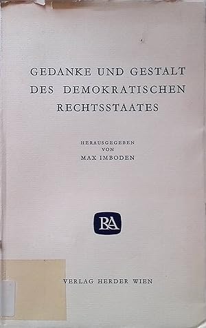 Bild des Verkufers fr Gedanke und Gestalt des demokratischen Reichsstaates Ruf und Antwort, 6 zum Verkauf von books4less (Versandantiquariat Petra Gros GmbH & Co. KG)