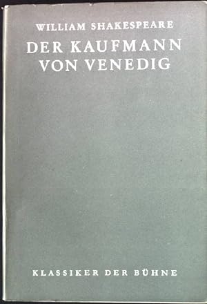 Immagine del venditore per Der Kaufmann von Venedig. Stifterbibliothek (Band 117); Klassiker der Bhne; venduto da books4less (Versandantiquariat Petra Gros GmbH & Co. KG)