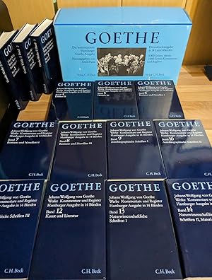 Goethes Werke : Die kommentierte Hamburger Goethe-Ausgabe. Dünndruckausgabe in 14 Leinenbänden. 1...