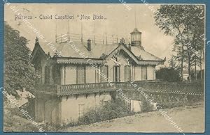 PIACENZA. Chalet Canottieri. Cartolina d'epoca viaggiata nel 1909