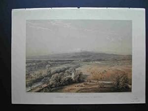 General view of the battle-field of Magenta. Litografia, Carlo Bossoli, Londra, 1859