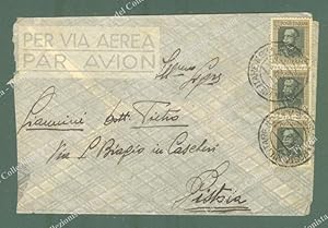 GUERRA D'AFRICA. Dalla POSTA MILITARE 92 EMISSIONE A lettera per Pistoia del 25.8.1936