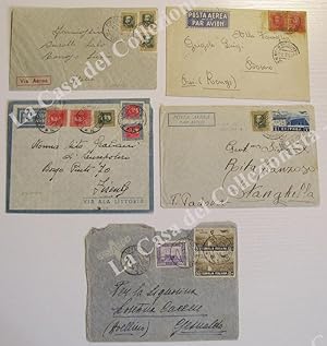 GUERRA D'AFRICA. 5 lettere 1935-1936