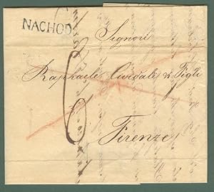 Prefilatelia. TOSCANA - SVIZZERA. Lettera del 1839 da Chur (Coira) a Firenze.