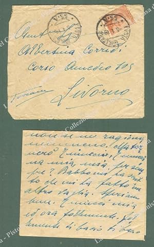 PRIMA GUERRA. POSTA MILITARE 55A. Lettera del 5.1.1919 per Livorno