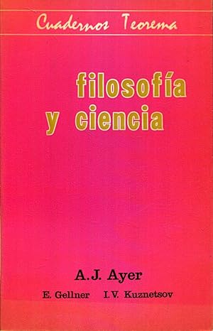 Seller image for Filosofa y ciencia for sale by Rincn de Lectura