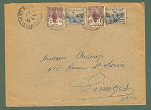 Storia postale estero. FRANCIA, FRANCE. Lettera del 1933 da Nantes a Limoges.