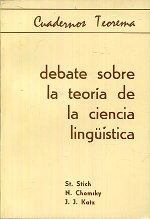 Seller image for Debate sobre la teora de la ciencia lingstica for sale by Rincn de Lectura