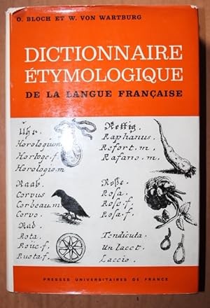 Image du vendeur pour Dictionnaire Etymologique de la Langue Francaise. mis en vente par Antiquariat Heubeck