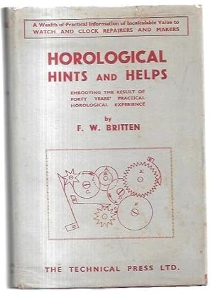 Imagen del vendedor de Horological Hints and Helps a la venta por City Basement Books