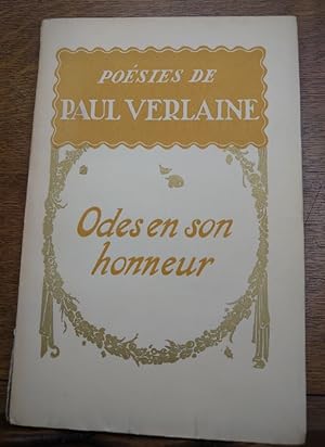 Image du vendeur pour Odes en son honneur. Posies de Paul Verlaine. Illustrations de Paul Baudier. mis en vente par Librairie L'Abac / Gimmic SRL