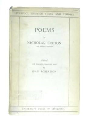 Seller image for Poems (English Texts & Studies) for sale by World of Rare Books