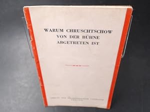 Warum Chrutschtschow von der Bühne abgetreten ist. Leitartikel der Zeitschrift "Hongqi".