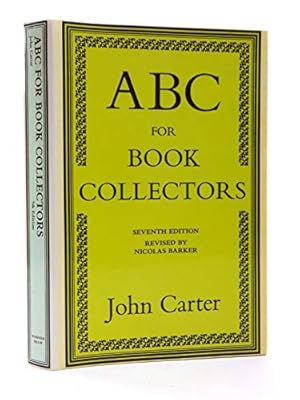 Seller image for ABC for Book Collectors for sale by WeBuyBooks