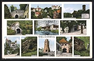 Ansichtskarte Tecklenburg, Inneres Burgtor, Wierturm, Legge