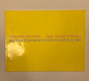 Bild des Verkufers fr Gerhard Richter - Zwei gelbe Striche zum Verkauf von Galerie Buchholz OHG (Antiquariat)