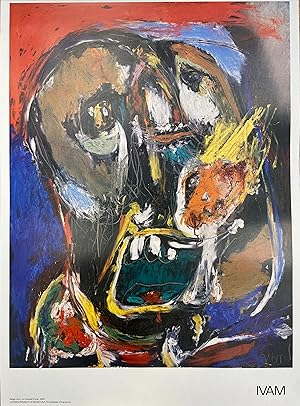 ASGER JORN "LA DOUBLE FACE" 1960, Louisiana Museum of Modern Art, Humlebaek Dinamarca - Original ...