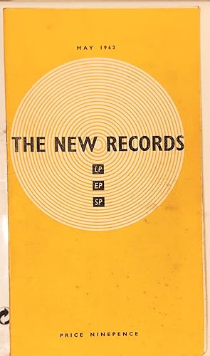 Seller image for The New Records May 1962 & Record Price Guide for sale by Shore Books