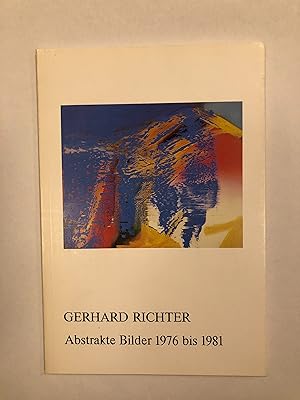 Bild des Verkufers fr Gerhard Richter - Abstrakte Bilder 1976 bis 1981 zum Verkauf von Galerie Buchholz OHG (Antiquariat)