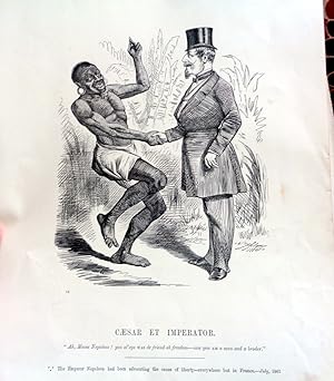 Caesar et Imperator. Napoleon the 3rd 1861. [Slavery in Africa & France]