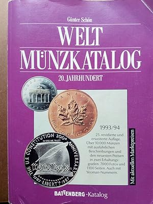 Seller image for Weltmnzkatalog 20. Jahrhundert 1993/94 for sale by Versandantiquariat Jena