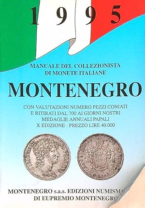 Manuale del collezionista di monete italiane Montenegro 1995