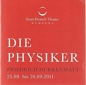 Bild des Verkufers fr Programmheft Friedrich Drrenmatt DIE PHYSIKER Premiere 25. August 2011 zum Verkauf von Programmhefte24 Schauspiel und Musiktheater der letzten 150 Jahre