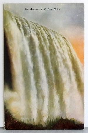 Bild des Verkufers fr The American Falls from Below - Postcard zum Verkauf von Argyl Houser, Bookseller