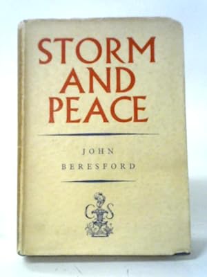Bild des Verkufers fr Storm and Peace zum Verkauf von World of Rare Books
