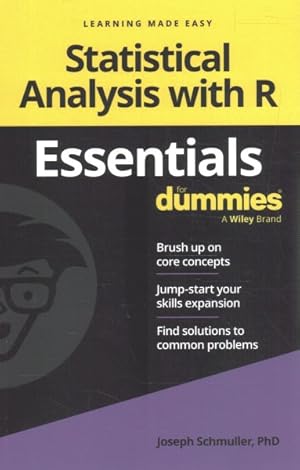 Imagen del vendedor de Statistical Analysis With R Essentials for Dummies a la venta por GreatBookPrices