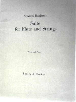 Bild des Verkufers fr Suite for Flute and Strings (Flute and Piano) zum Verkauf von World of Rare Books