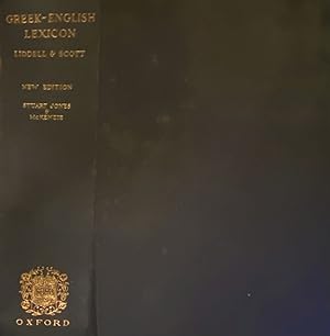 Imagen del vendedor de A Greek-English Lexicon. With a Supplement 1968 a la venta por Antiquariaat Schot