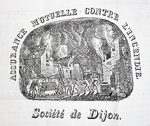 Assurances mutuelles contre l'incendie. Société de Dijon. Manuel des auxiliaires ou instructions ...