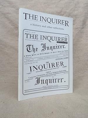 Seller image for THE INQUIRER A HISTORY AND OTHER REFLECTIONS for sale by Gage Postal Books