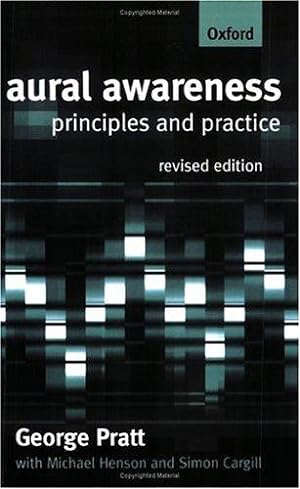 Immagine del venditore per Aural Awareness: Principles and Practice venduto da WeBuyBooks