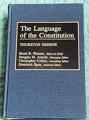 The Language of the Constitution