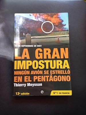 Seller image for 11 de septiembre de 2001, la gran impostura for sale by Vrtigo Libros