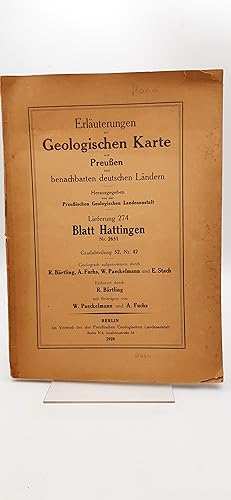 Erläuterungen zur Geologischen Karte von Preußen und benachbarten deutschen Ländern. Lieferung 27...